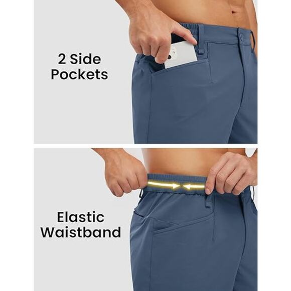 Men's Golf Shorts 7" Stretch Dress Casual -NEW- Size 38 - Picture 4 of 8